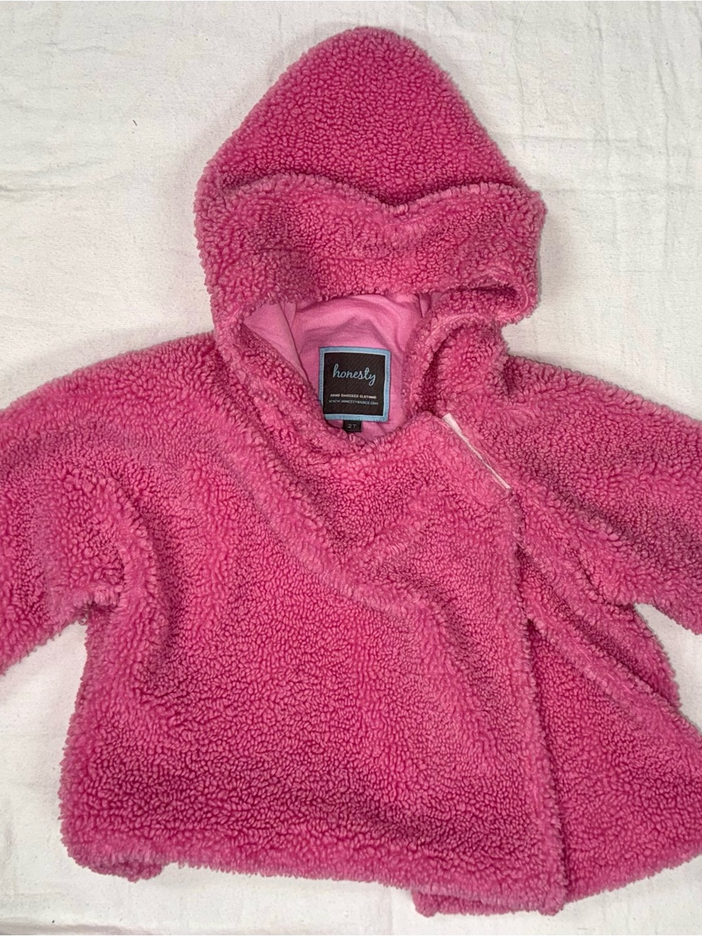 NEST Fragrances Pink Sherpa Hooded Pullover for Kids